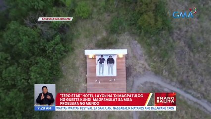 'Zero Star' hotel, layon na 'di magpatulog ng guests kundi magpamulat sa mga problema ng mundo | UB
