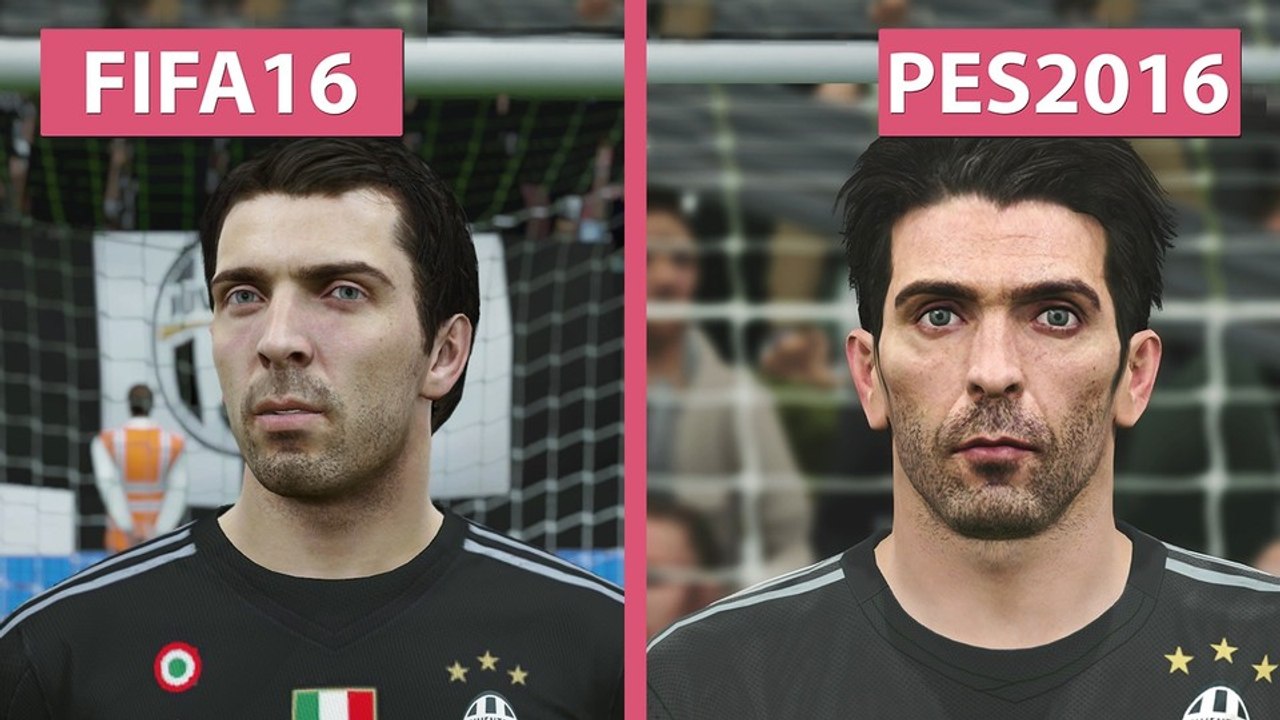 FIFA 16 gegen PES 2016 - Die Fußballgiganten im Grafikvergleich