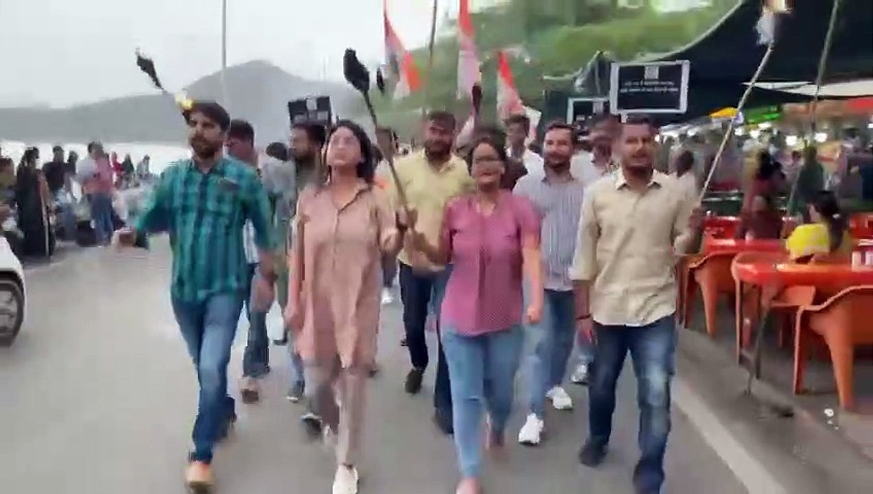 video...अग्निपथ योजना का मशाल जुलूस निकाल किया विरोध