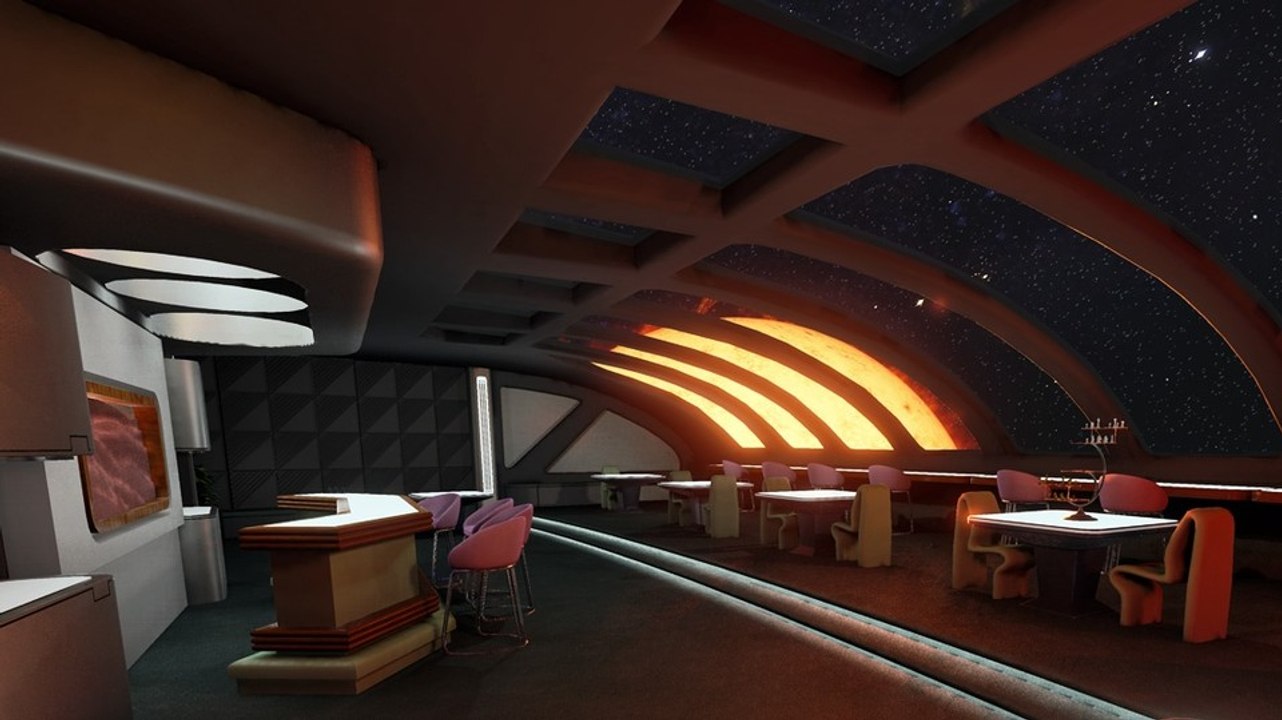 Enterprise 3D Construction Project - Enterprise-D-Rundgang in der Unreal Engine 4