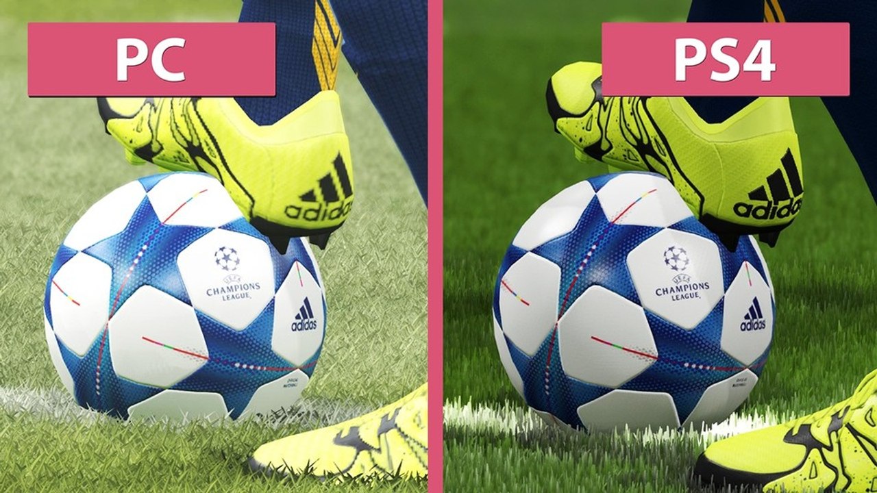 Pro Evolution Soccer 2016 - Grafikvergleich: PC gegen PS4