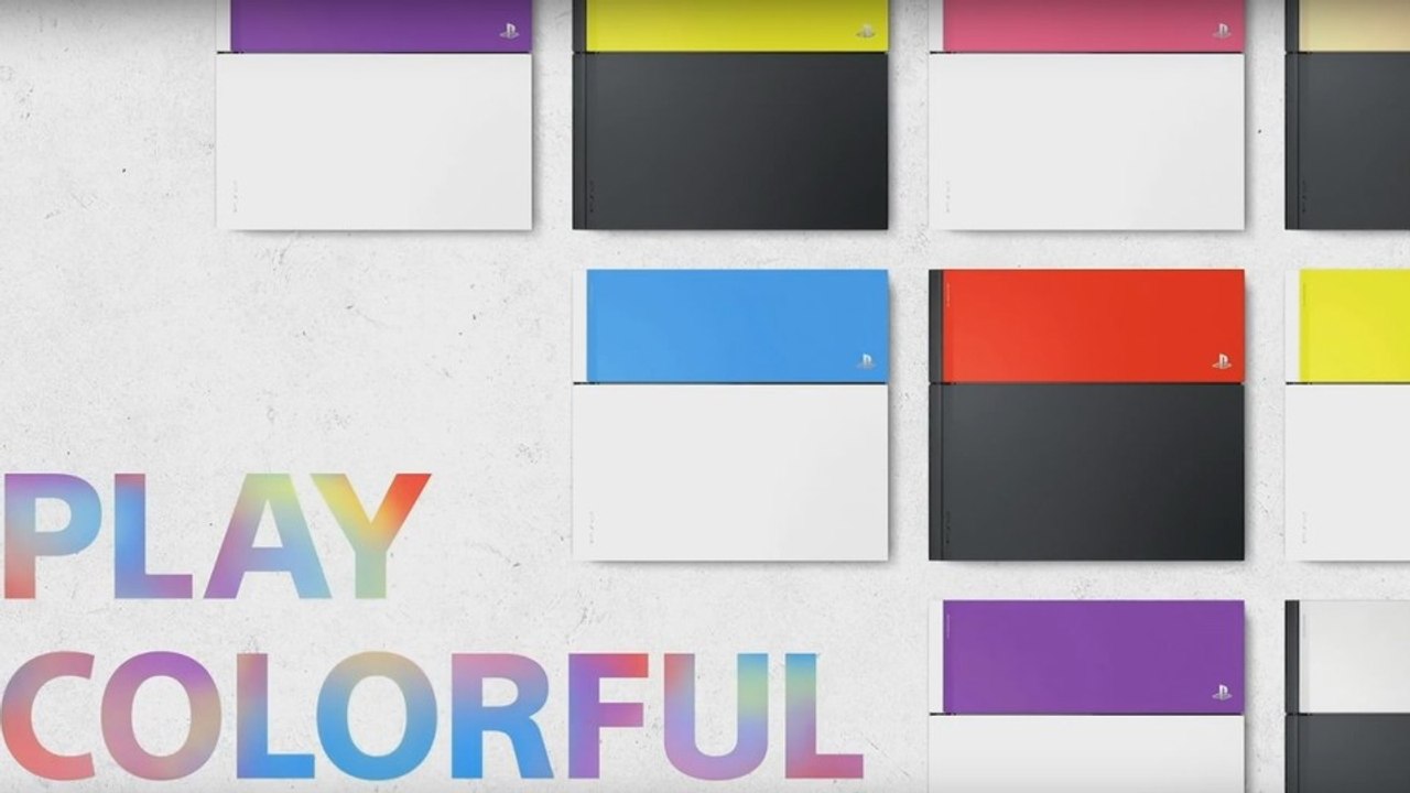 PlayStation 4 - Video stellt die Colour-Plates vor