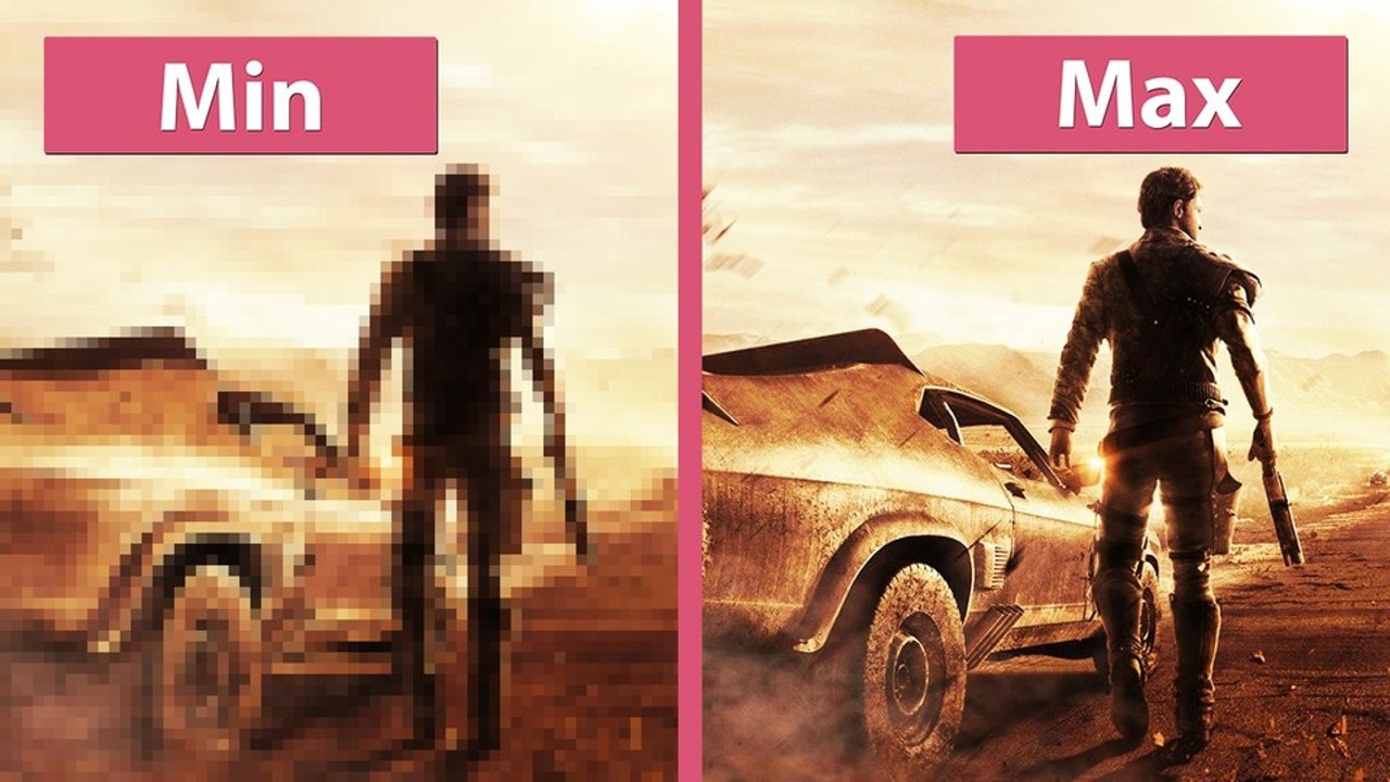 Mad Max - Minimale und maximale Details auf dem PC im Grafikvergleich