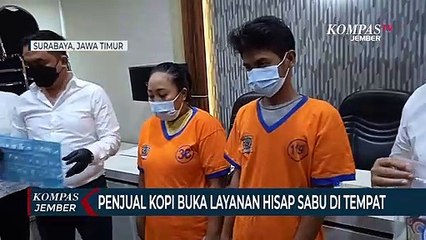 Penjual Kopi di Surabaya Sediakan Layanan Hisap Sabu di Tempat