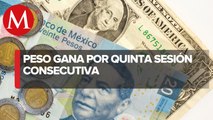 Peso gana por quinta sesión consecutiva tras histórica alza de tasas del Banxico