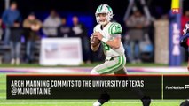 Arch Manning Signs With Longhorns