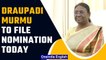 Draupadi Murmu, BJP Presidential candidate to filer her nomination today | Oneindia News *news