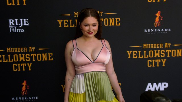 Emma Kenney Murder at Yellowstone City Los Angeles Special Screening Red Carpet