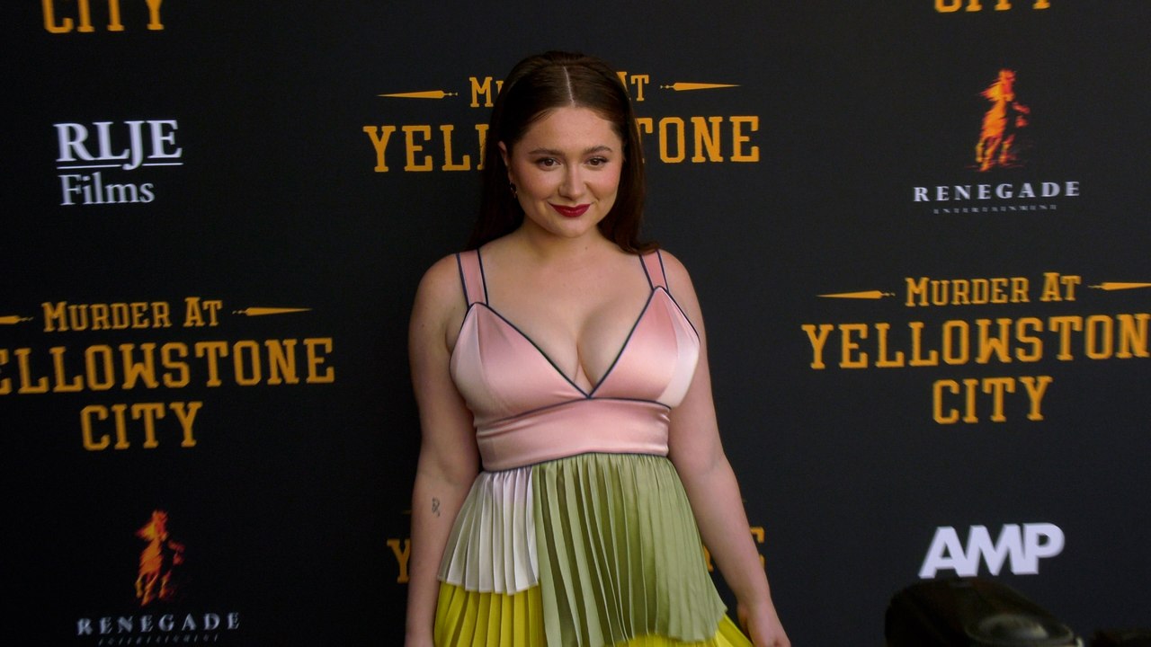 Emma Kenney "Murder at Yellowstone City" Los Angeles Special Screening Red Carpet