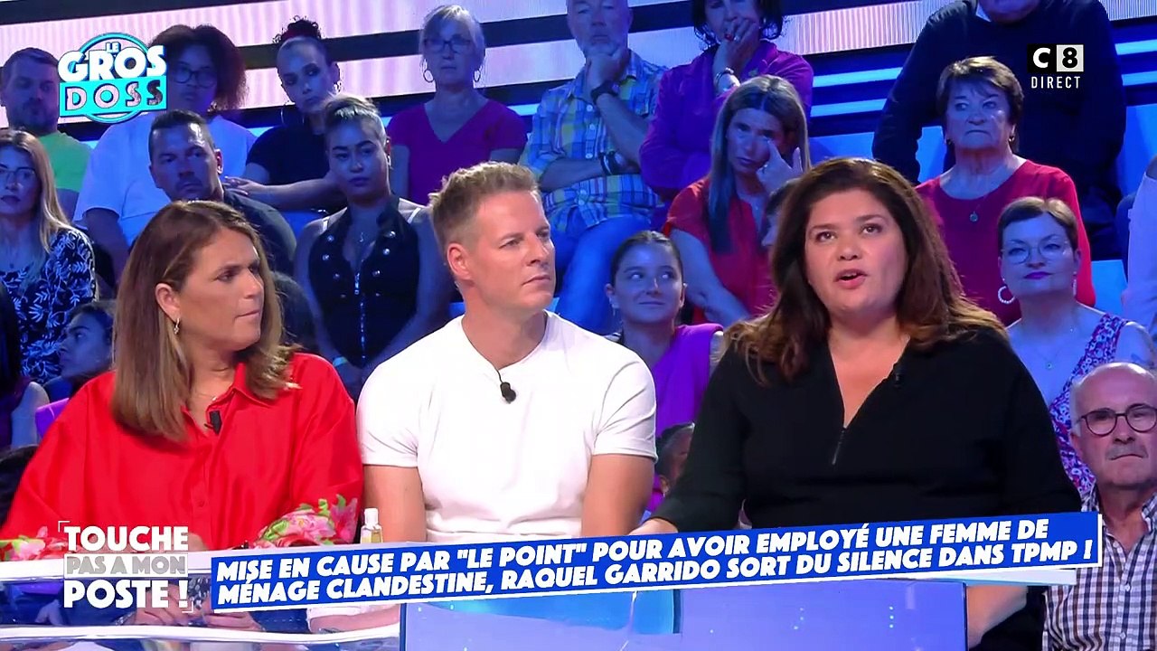 Raquel Garrido dans "Touche pas à mon poste" sur C8.