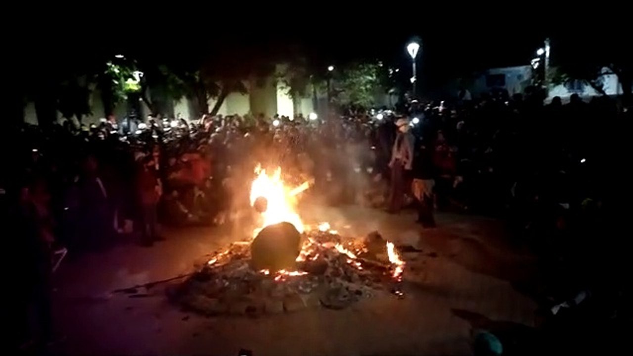 Quema del muñeco de Bacchiani