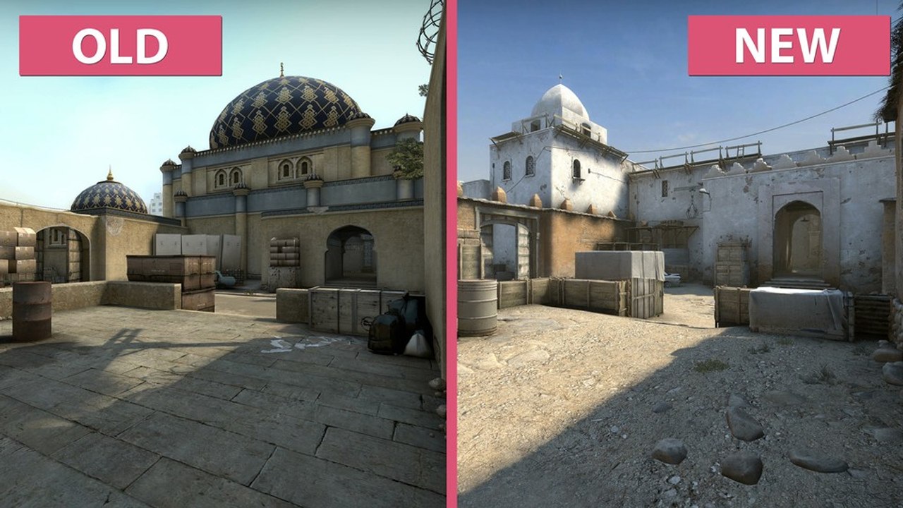 CS:GO - Dust2-Remake: alt gegen neu im Vergleich