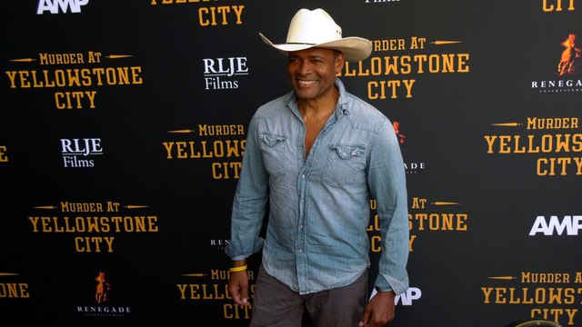 Mario Van Peebles Murder at Yellowstone City Los Angeles Special Screening Red Carpet