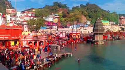 Haridwar Ganga Bath ||| হিন্দু ধর্মালম্বীদের গঙ্গাস্নান, হরিদ্বার, ভারত