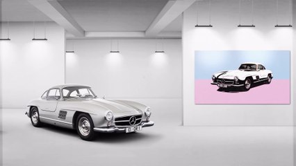 Mercedes-Benz 300 SL "Gullwing" - The Andy Warhol story - Original meets original