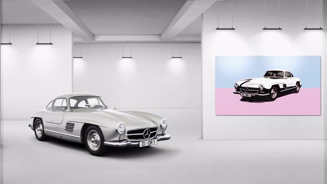 Mercedes-Benz 300 SL Gullwing - The Andy Warhol story - Original meets original