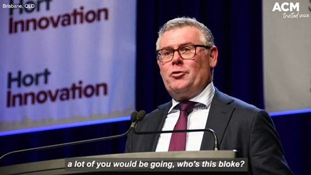 Senator Murray Watt at Hort Connections in Brisbane, Queensland | June 24, 2022 | Queensland Country Life