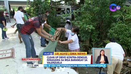 Clean up drive kontra-dengue, isinagawa sa mga barangay sa Valenzuela | BT