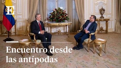 Duque recibe a Petro para iniciar la sucesión en Colombia