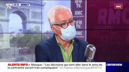 Tải video: Pr Gilles Pialoux sur le port du masque: 