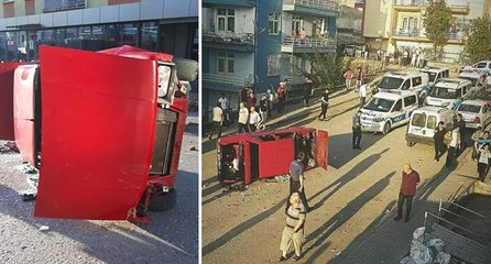 Tartıştıkları sürücünün otomobilini devirdiler: 4 gözaltı