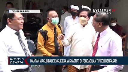 Mantan Wagub Bali, Sudikerta, Jenguk Eka Wiryastuti Beri Dukungan Moril