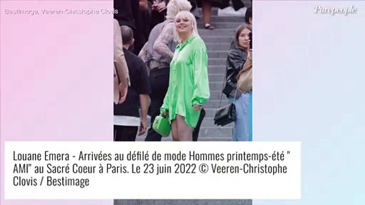 "Miskine" : Louane en détresse à la Fashion Week de Paris, sauvée  par son chéri Florian Rossi