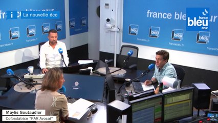 La Nouvelle Éco: Maylis Goutaudier, co-fondatrice de "RAR-Avocat" - France Bleu Azur (24/06/2022)
