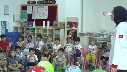 Anaokulu öğrencileri 'Acil Çağrı' konusunda bilgilendirildi