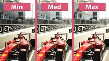 F1 2015 - Verschiedene Detailstufen im Grafikvergleich