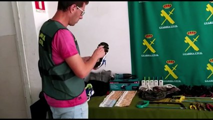 Vídeo de la detención facilitada por la Guardia Civil de Soria