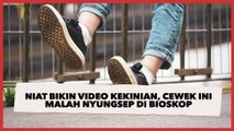 Niat Bikin Video Kekinian, Cewek Ini Malah Nyungsep di Bioskop