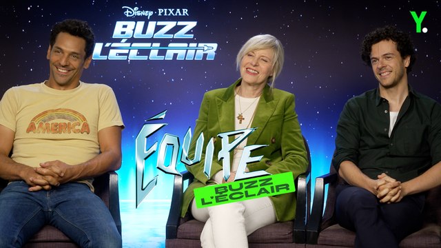 Buzz l'Éclair : Chantal Ladesou, Tomer Sisley et Michaël Gregorio nous balancent les secrets du cast