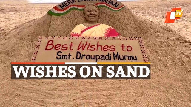 Watch | Sudarsan Patnaik Extends Wishes To Presidential Candidate Draupadi Murmu