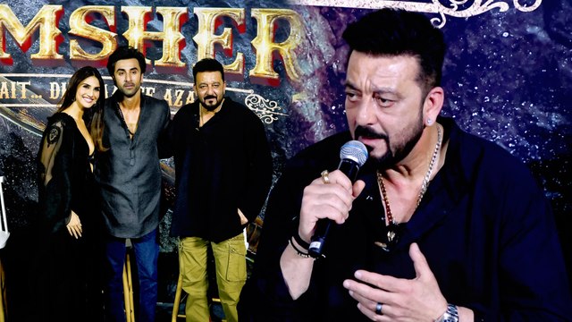 Sanjay Dutt Recalls One Scene From Shamshera Where He Had To Stab Ranbir Kapoor