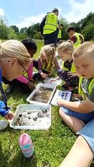 Crawley children river dipping
