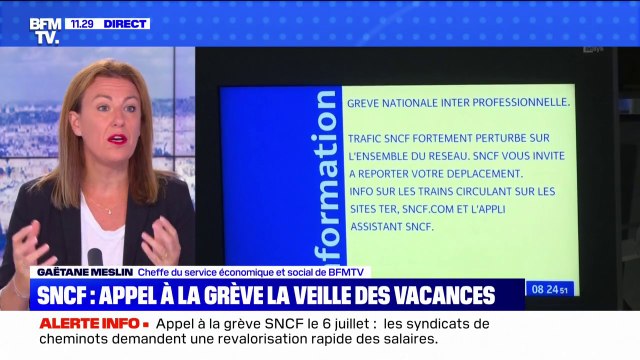 Trois syndicats de la SNCF appellent à la grève le 6 juillet, veille des vacances scolaires