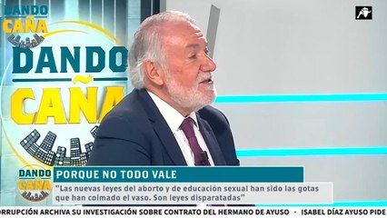 Jaime Mayor Oreja: 'Los médicos no están para matar'