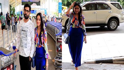 Deepika Singh पति Rohit Raj Goyal के साथ चली फिल्म Titu Ambani को प्रमोट करने | FilmiBeat*Bollywood