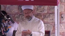 Cumhurbaşkanı Erdoğan, cuma namazını Fatih Camisi'nde kıldı