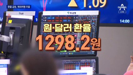환율 1350원 전망에…“해외여행 포기할까?”