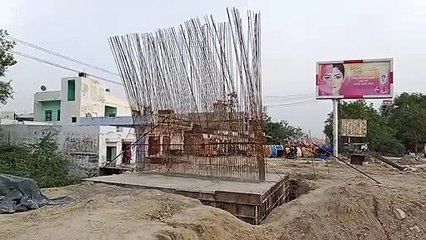 ...तो शुरू हो गया रेलवे ओवर ब्रिज का निर्माण