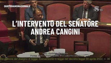 Decreto Pnrr2, Cangini (FI): "Limiti enormi al potere del Parlamento"