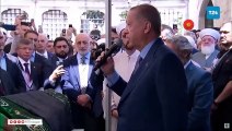 Erdoğan, Mahmut Ustaosmanoğlu'nun cenazesinde konuştu: İlim, irfan ve hikmet sahibi bir önderimizi uğurluyoruz