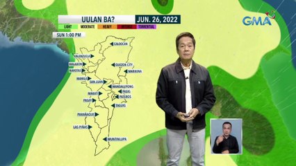 Maulang panahon, posibleng maranasan sa ilang lugar sa bansa ngayong weekend | 24 Oras
