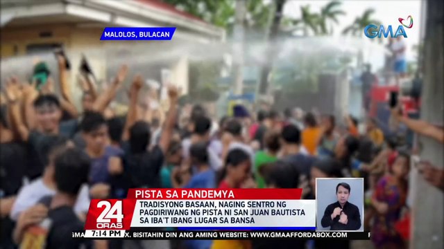 Tradisyong basaan, naging sentro ng pagdiriwang ng pista ni San Juan Bautista sa iba't ibang lugar sa bansa | 24 Oras