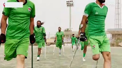 For Iraqi amputees football team, healing is the goal