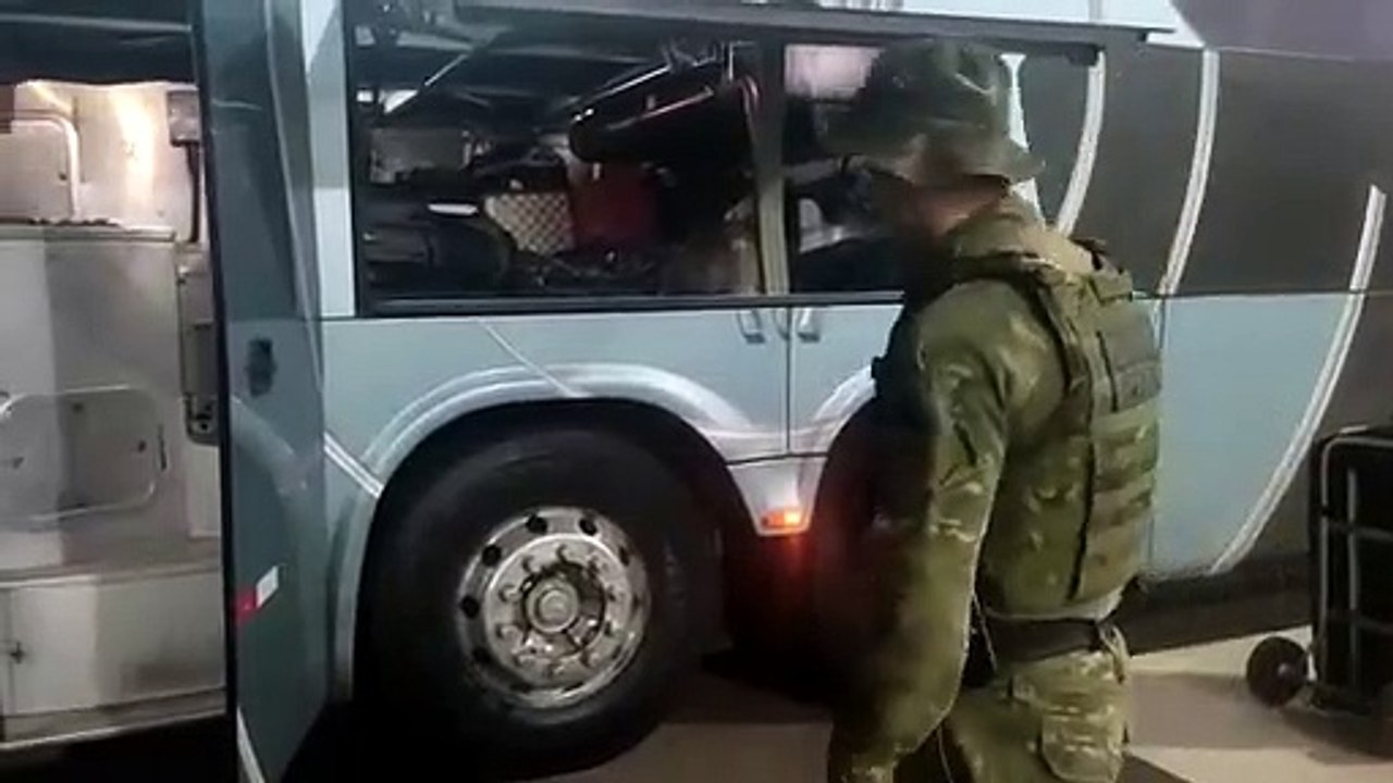 Mulher com identidade falsa é presa com 31kg de maconha em ônibus de linha
