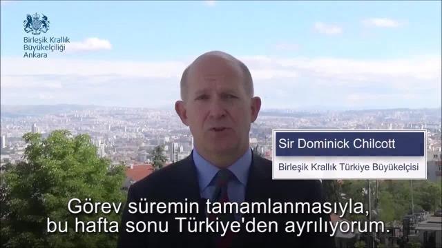 Birleşik Krallık Ankara Büyükelçisi Chilcott'an Veda Mesajı: Teşekkürler Türkiye ve Hoşça Kal