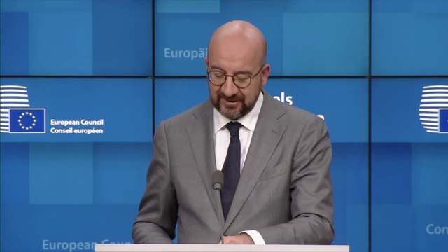 Charles Michel, président du Conseil européen, salue la présidence française de l'Union européenne